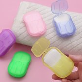 Draagbare handzeep - Perfecte gadget voor reizigers - Anti-bacterieel - Mini - Draagbaar op zak - Hygiëne - Wandelen -  Bad - Badkamer - Geur - Kamperen - Reiniging - Kleur - Wegwerp - Papier