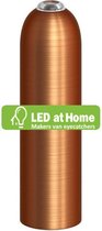 LEDatHOME - P-Light, E14 metalen lamphouder kit met verborgen kabelklem - Geborsteld koper