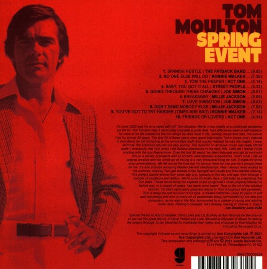 Various Artists - Tom Moulton Spring Event (CD), various artists ...