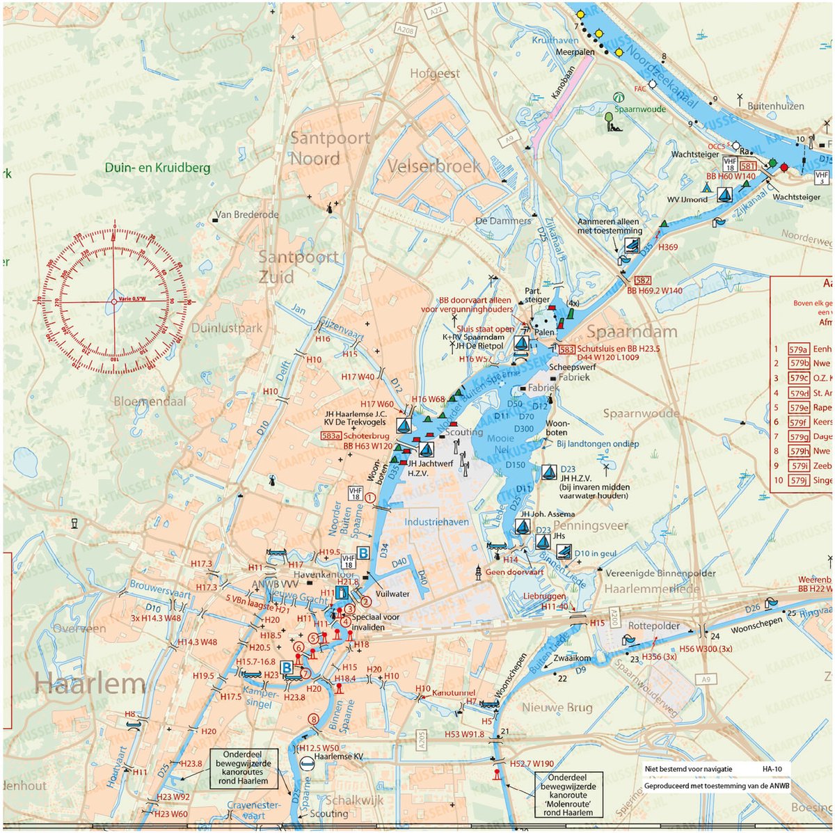 Kaartkussen incl vulling 50x50cm haarlem