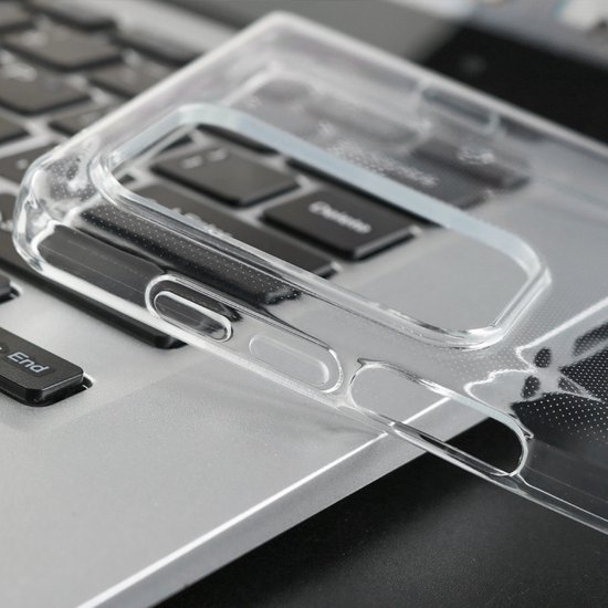 Étui Motorola Edge 20 Pro , étui en gel TPU transparent MobyDefend , entièrement transparent | Étui pour téléphone portable / Étui pour téléphone Convient pour: Motorola Edge 20 Pro