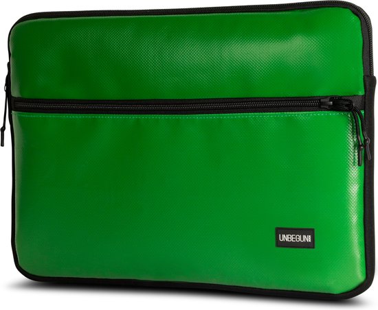 Housse MacBook Pro 14 pouces avec compartiment (à partir de matériaux recyclés) - Housse/housse verte pour ordinateur portable pour MacBook Pro 14 pouces (2021)