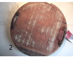 Dienblad - hout  Ø34  - ronde houten serveerplank