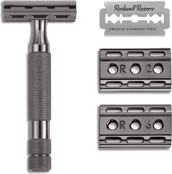 Rockwell 6C Gunmetal Safety Razor / Double Edge