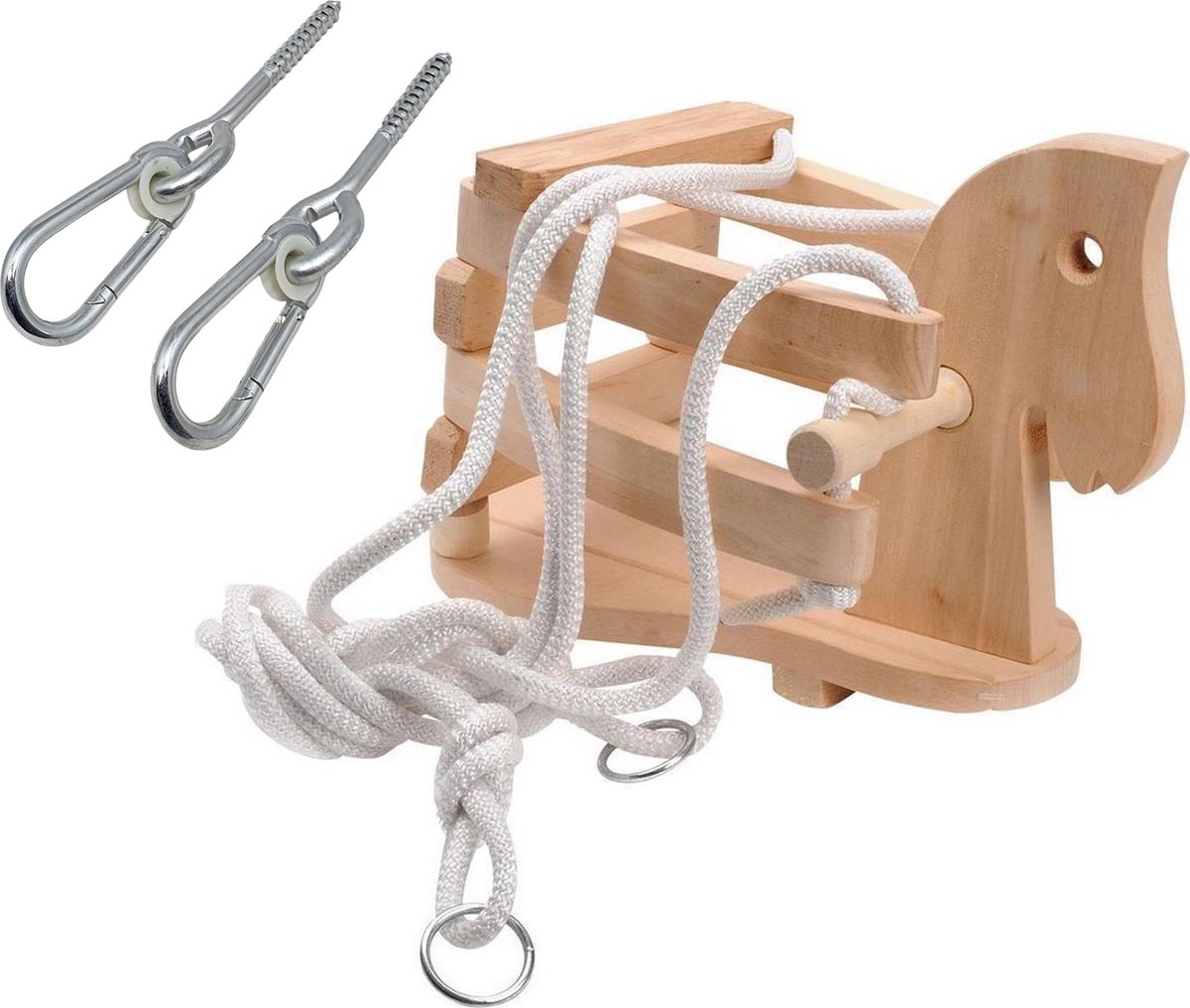 Houten schommel paard
