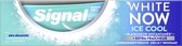 SIGNAL Dentifrice Blancheur White Now Ice Cool - 75 ml + tand borstel