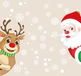 Mydeco - Raamstickers Kerst - Herbruikbaar - Winter - Kerstmis en Sinterklaas - Sterren en Sneeuwvlokken - Statisch - Raamfolie - Raamdecoratie Kerst - Kerst Versiering - Feestdage