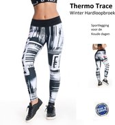 Feelj Winter Hardloopbroek - Sportlegging Thermo Trace - Wit M