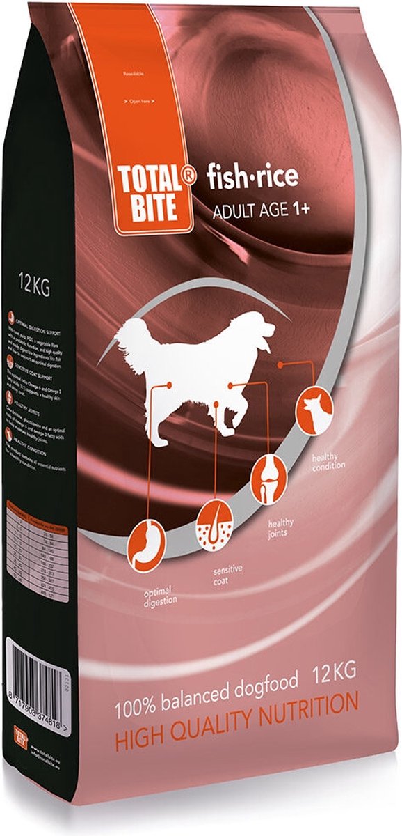 Total Bite Total Bite fish & rice 12kg