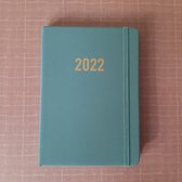 Jaaragenda 2022 - blauw - gouden letters