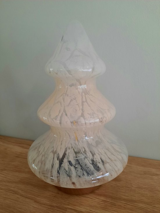 Light&Living glazenlamp Kerstboom WHITE ledverlichting