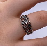 Marutti zilveren ring Amulet