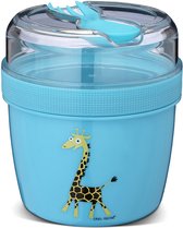Kinder Lunch box with cooling disc - Turquoise