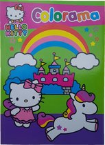 Hello Kitty "Eenhoorn" Kleurboek +/- 48 kleurplaten