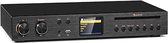 auna Black Star CD - hifi receiver - klasse D versterker - internet/DAB+/FM radio - CD-speler - WiFi - Equaliser-functie