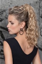 Haarstuk Ponytail | Krullend haar | Platinum Blond