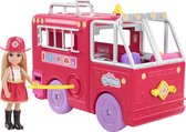 Bol.com Barbie Chelsea Brandweerwagen - Barbiepop aanbieding