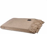 Moodadventures | Plaids | Woondeken Alpaca Wol Beige | 200x150 | Duurzame Kwaliteit