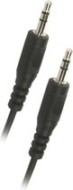 APM Jack Kabel - 3.5mm - Stereo Male / Male - Zwart - 1.5m