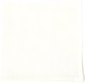 Set van twee linnen servetten wit - 40 x 40 cm