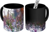 Magische Mok - Foto op Warmte Mok - Bloemen - Winter - Sneeuw - 350 ML