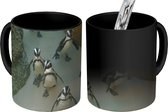Magische Mok - Foto op Warmte Mok - Pinguïns tussen de rotsen op Boulders Beach - 350 ML