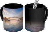 Magische Mok - Foto op Warmte Mok - Sydney Harbour Bridge in de avond in Australië - 350 ML