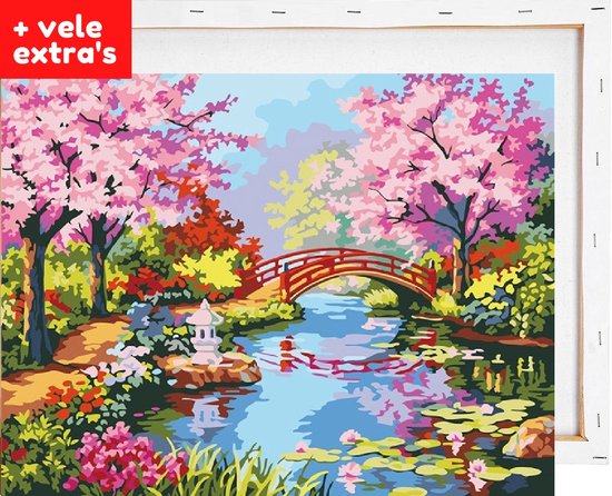 Schilderen op nummer volwassenen - Paint by number - Schilderen op