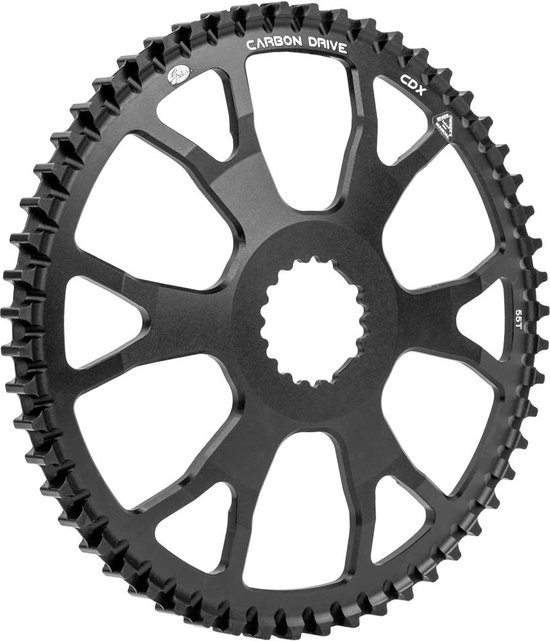 Gates Carbon Drive voortandwiel CDX S550 45.5 RVS 55T Black bol