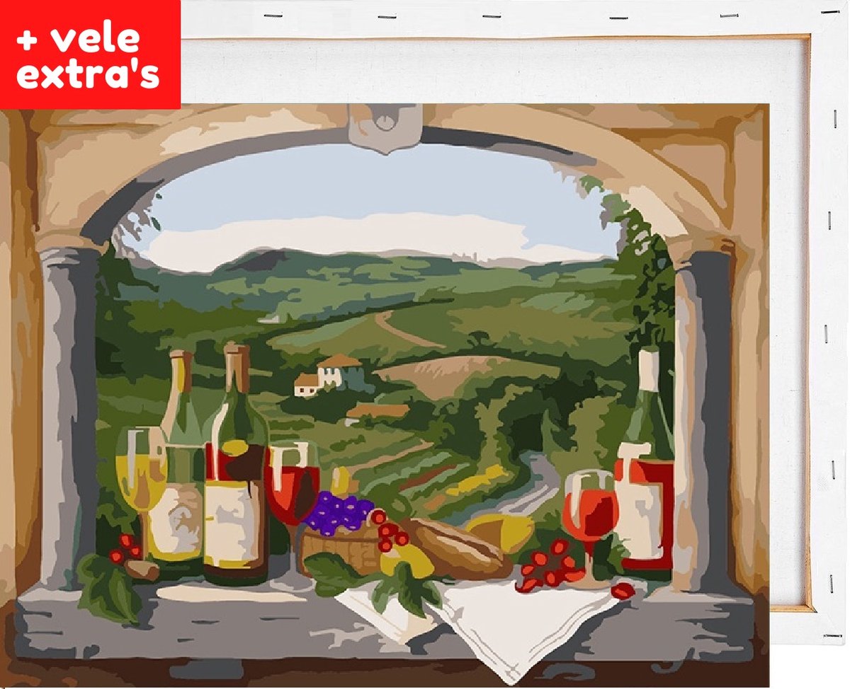 Schilderen op nummer volwassenen - Paint by number - Schilderen op