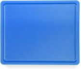 Hendi Snijplank met sapgeul - Blauw (Vis) - HACCP 32,5x26,5 cm