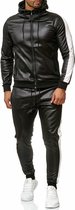 Trainingspak In Spandex Zwart/Wit Maat S