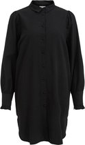 Vila Blouse Vitania L/s Long Shirt 14069354 Black Dames Maat - 34