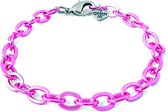 Armband - Schakels - Roze - Charm it!