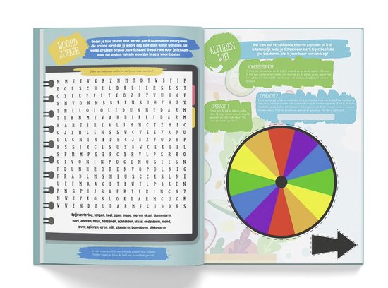 Doeboek - educatief - kinderen 7-12 jaar - gezond leven - gezond eten