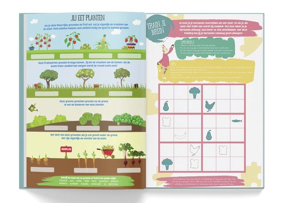 Doeboek - educatief - kinderen 7-12 jaar - gezond leven - gezond eten