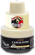 Bufalo Care & Shine Schoenpoets - pot met spons - 1 x 40 ml zwart