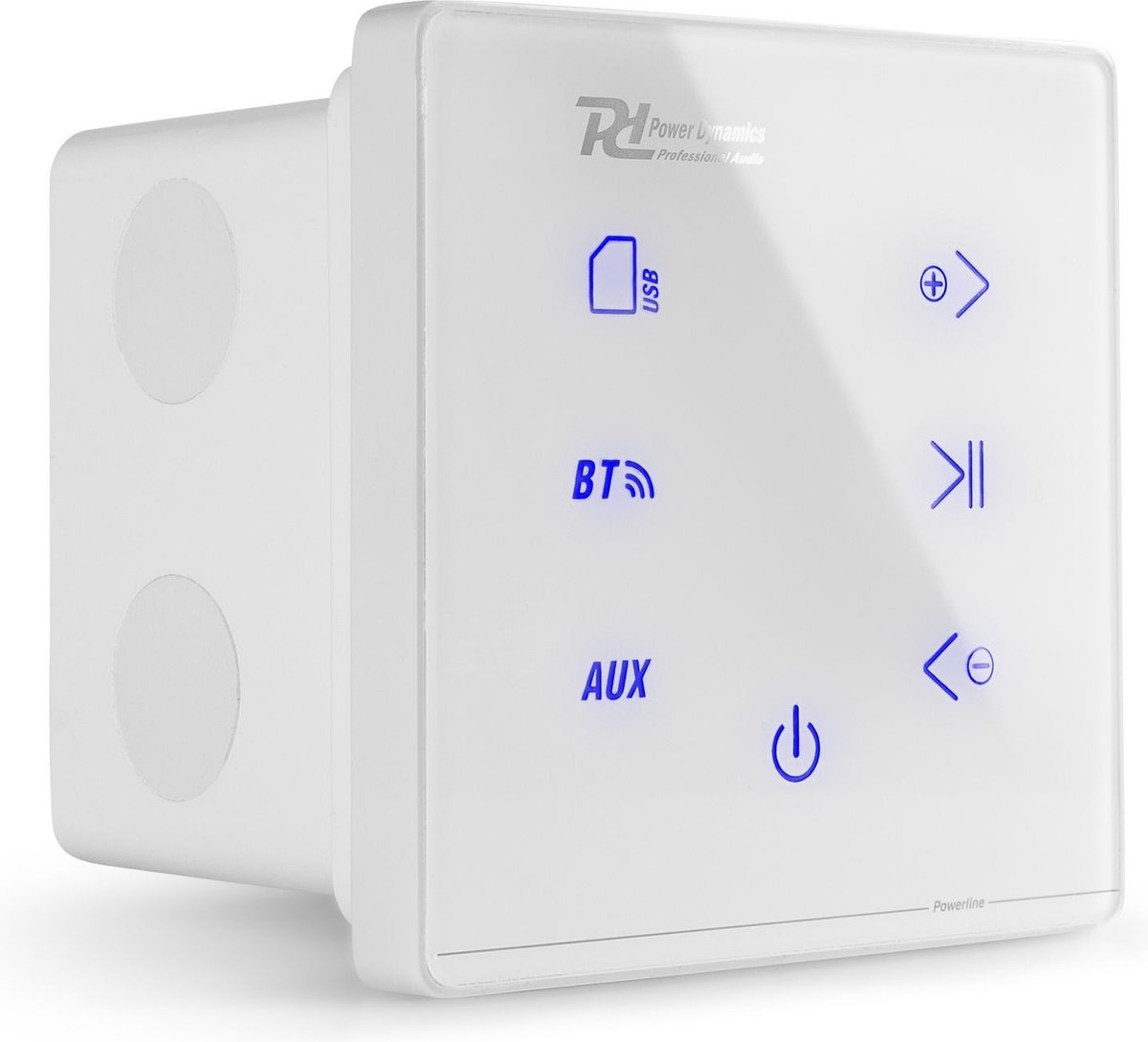 Stereo versterker - Powerline A50W inbouw versterker met Bluetooth - 2x 20W