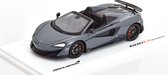 McLaren 600LT Spider 2019 Grijs 1-43 True Scale Miniatures / Spark