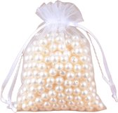 40 witte organza zakjes een luxe verpakking - geschenkzakjes. Geboortebedankje, huwelijksbedankje, snoepzakje