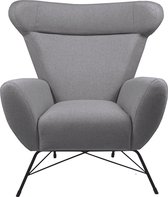 Wina fauteuil met zwart frame.