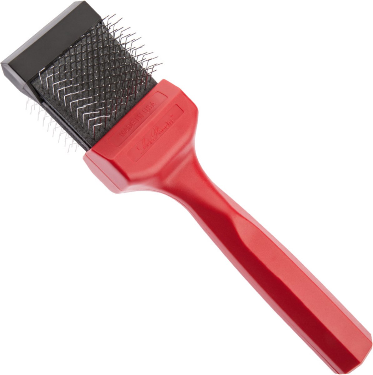 Les Poochs borstel rood enkel