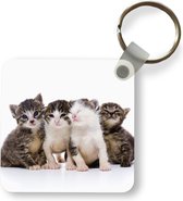 Sleutelhanger - Uitdeelcadeautjes - Kat - Huisdieren - Vacht - Portret - Plastic