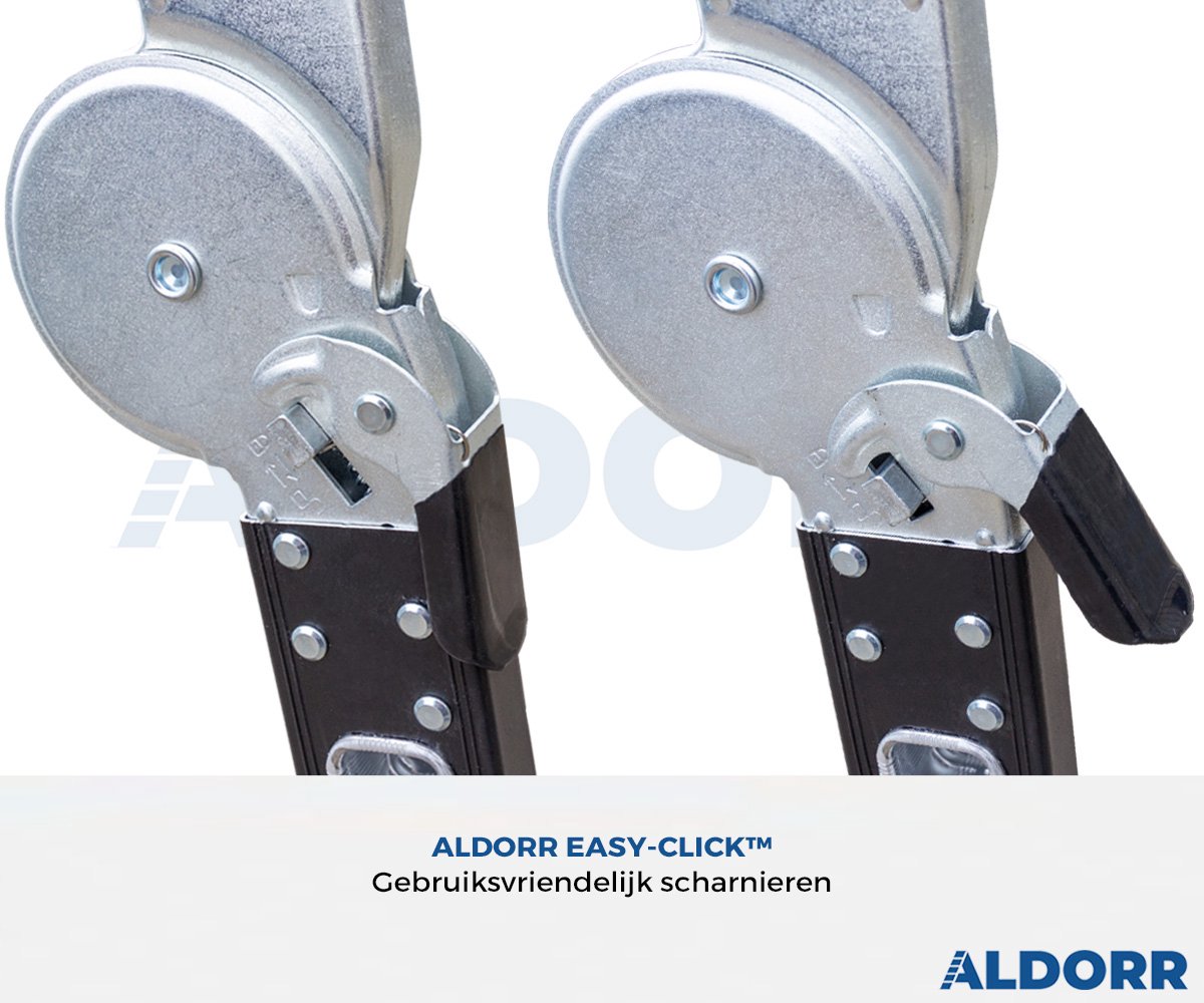 ALDORR Professional - Vouwladder 4 x 4 treden zonder platform - Aluminium - 4,60 meter – foto 8