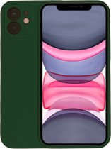 Smartphonica iPhone 11 siliconen hoesje - Donkergroen / Siliconen;TPU / Back Cover geschikt voor Apple iPhone 11
