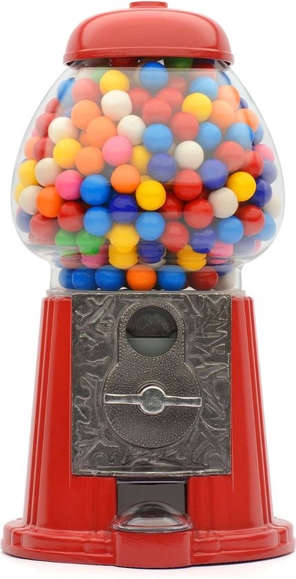 Grand distributeur automatique de bonbons à monnayeur rétro avec boules de  gomme | bol