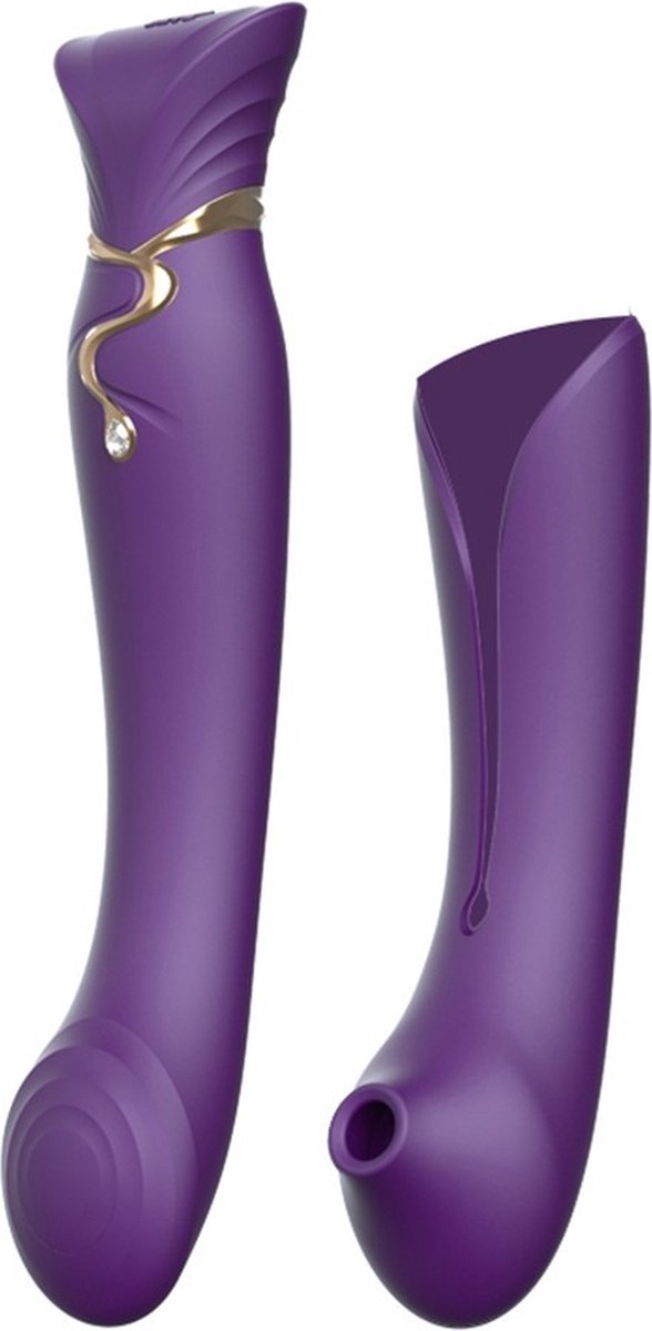 Goedkoopste Zalo - Queen - G-Spot Vibrator and Air Pulse Stimulator