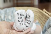 Baby sokken - Wijn 6-18 maanden - Baby Shower Cadeau - daddy -  Zwanger - Kado - Grappig - Lol - babysokken met tekst