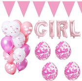 IT'S A GIRL | Geboorte pakket Roze | Meisje | Pink Versiering | Babyshower | Geboorte |Geboorte decoratie | Ballon | Slinger