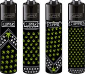 Clipper Classic Large Aanstekers "Weed Bandanas" (4 Stuks)